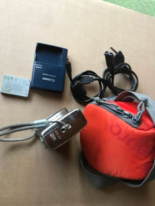 Canon PowerShot SX200 IS|12.1 MEGAPIXELS|BATTERY|16GB SD CARD|USB CABLE|CHARGER|POUCH